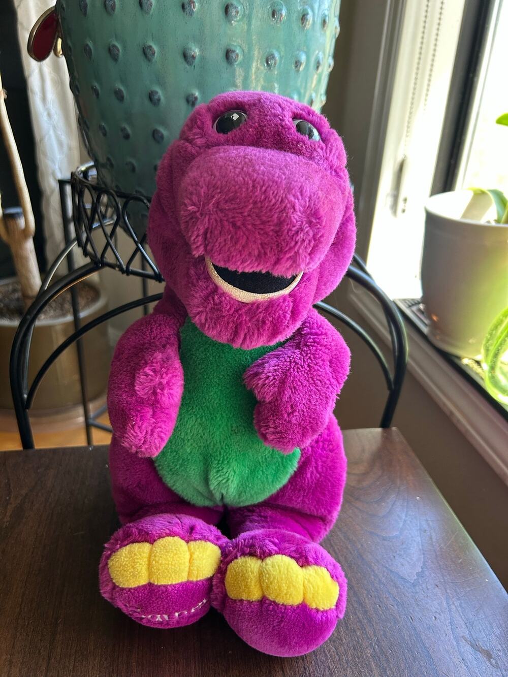 Vintage 1992 Barney the Dinosaur plush toy stuffed animal